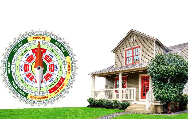 Xây nhà hướng Nam hoặc Đông Nam hợp mệnh Hỏa đại cát