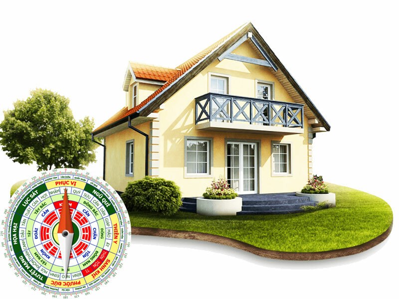 Xác định hướng nhà tốt theo cung phi bát trạch cho Sa Trung Kim